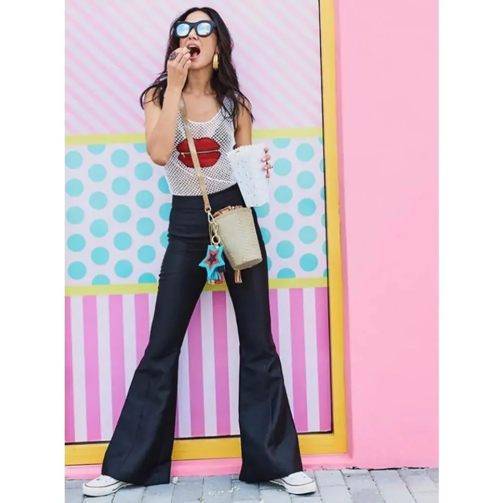 Anna Kosturova Crochet Zipper Lips Pocket Tank Top - Picture 11 of 14